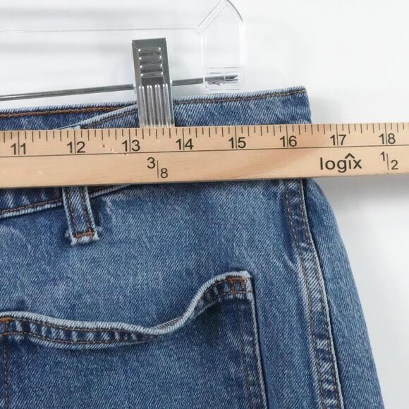 Reformation Jeans Womens 32 Alyssa Wide Leg Long‎ Denim Casual High Rise - Picture 4 of 15